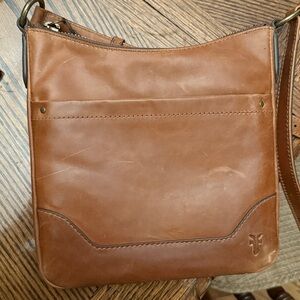 Frye Cognac Melissa Swing Bag